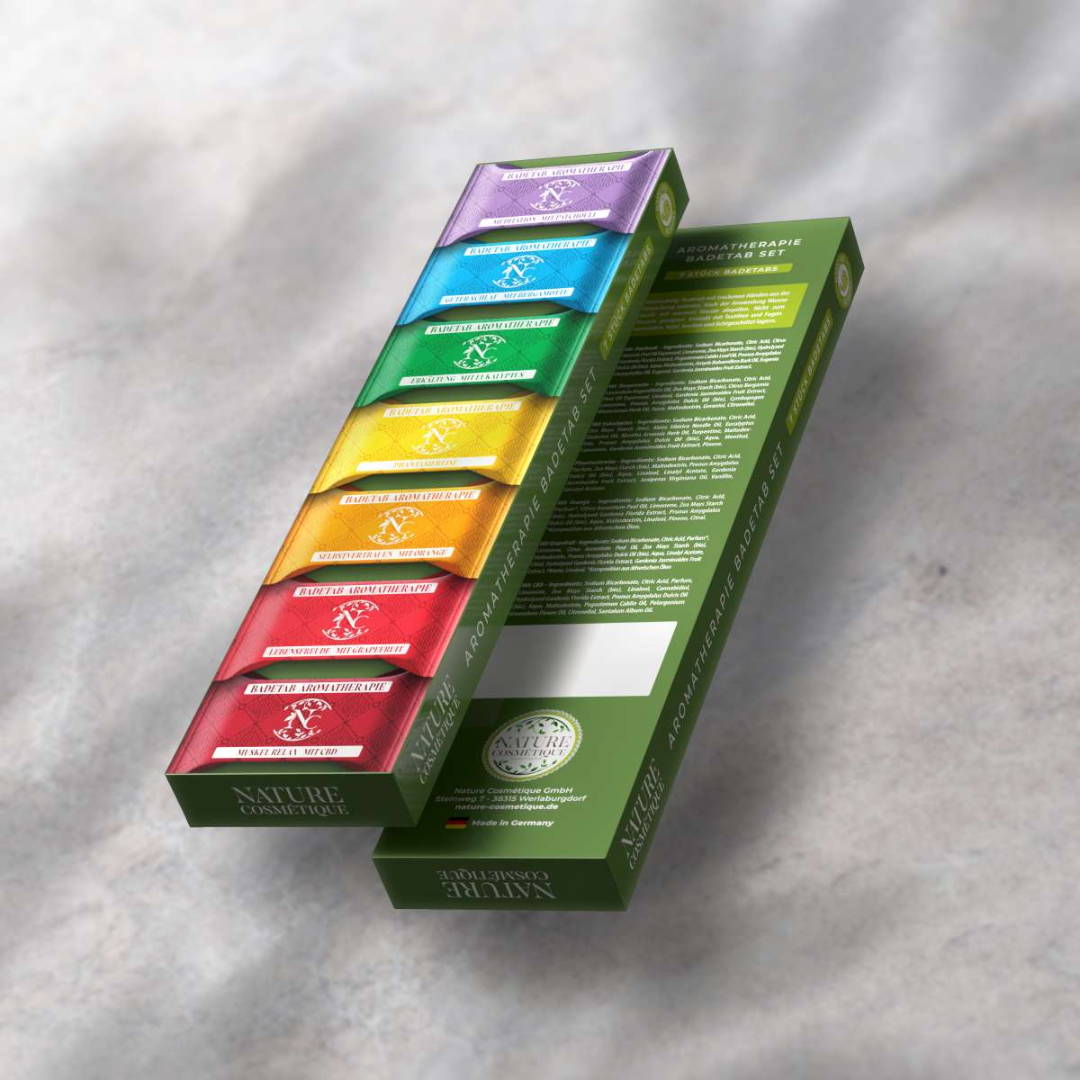 KOMPLET 7 TABLET ZA KOPEL Z AROMATERAPIJO