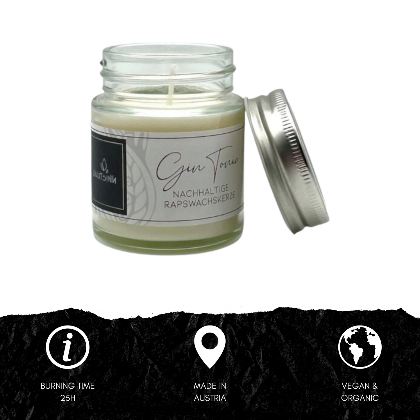 CANDLE RAPESEED WAX GIN TONIC