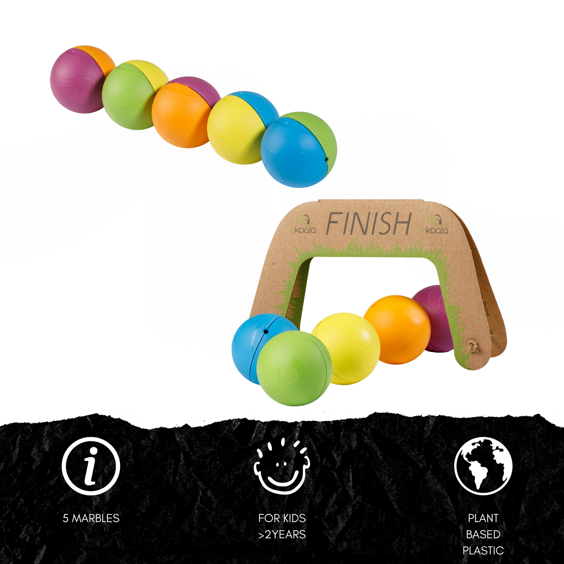 plant based plastic toys PLANT-BASED MARBLE – DAMN PLASTIC
