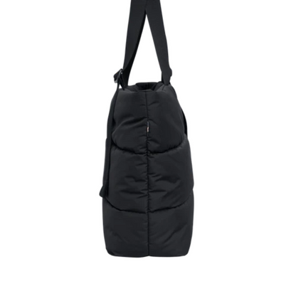 PUFFER TOTE BAG BLACK