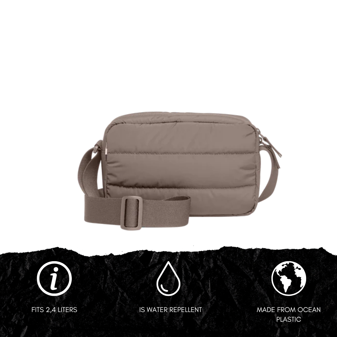 CROSSBODY BAG PUFFER OYSTER