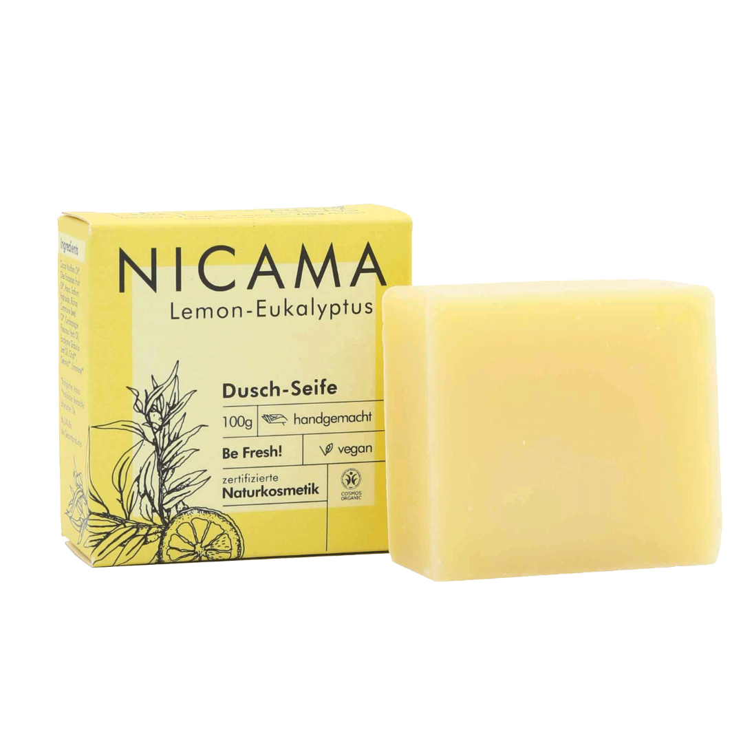 Lemon-eucalyptus shower soap