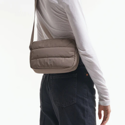 CROSSBODY BAG PUFFER OYSTER