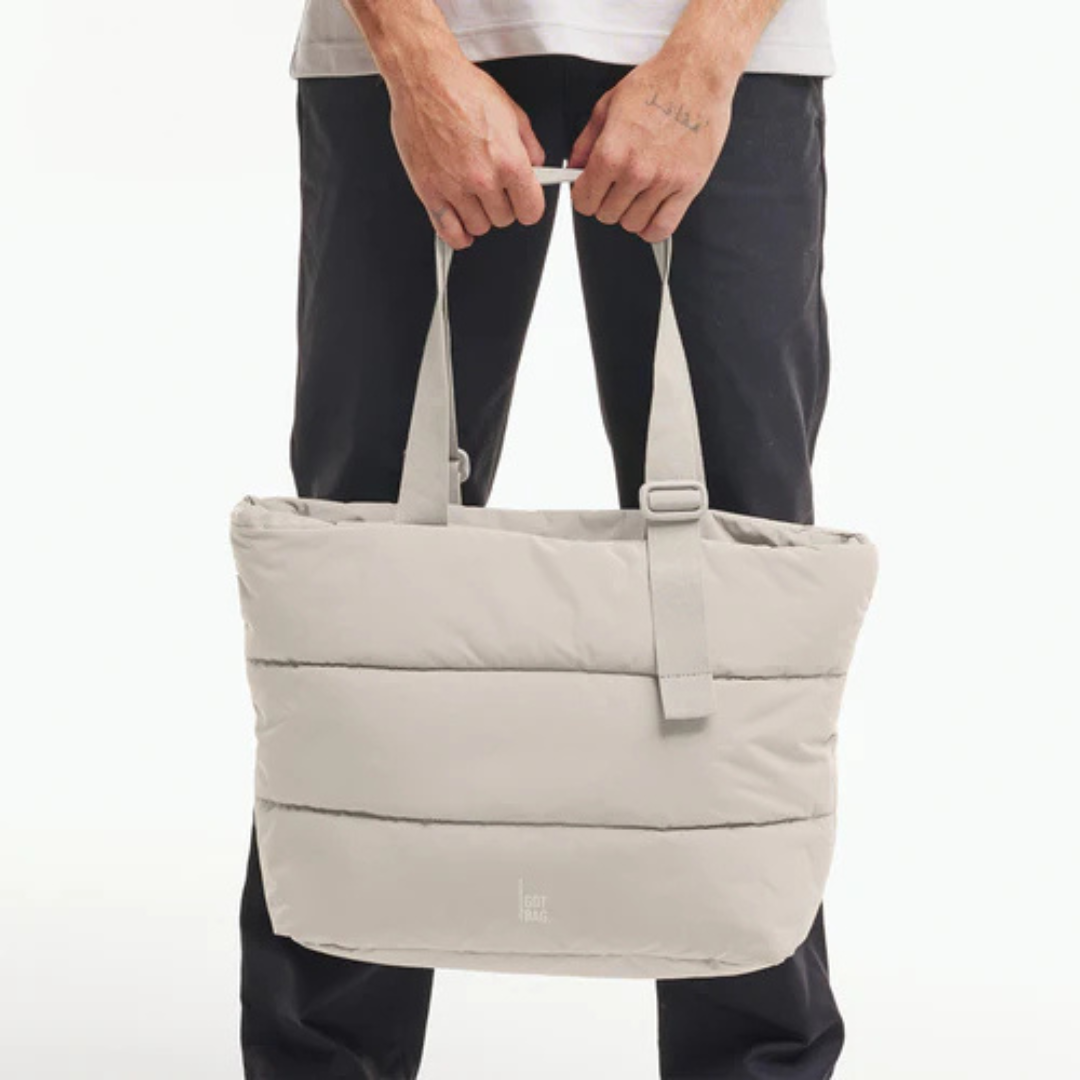 PUFFER TOTE BAG SCALLOP