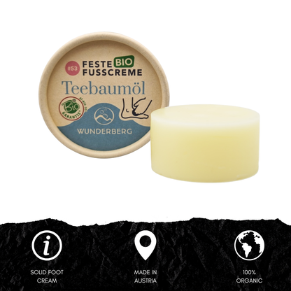 FOOT CREAM SOLID TEA TREE OIL