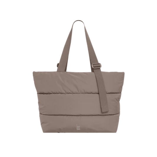 PUFFER TOTE BAG OYSTER