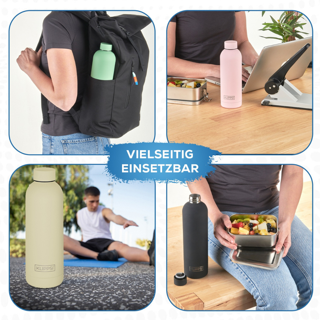 TRINKFLASCHE EDELSTAHL 500ML