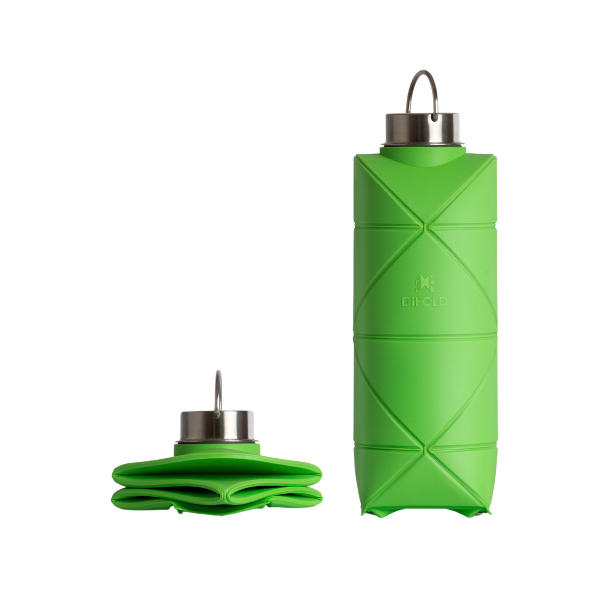 FLASCHE FALTBAR ORIGAMI MIGHTY GREEN – DAMN PLASTIC