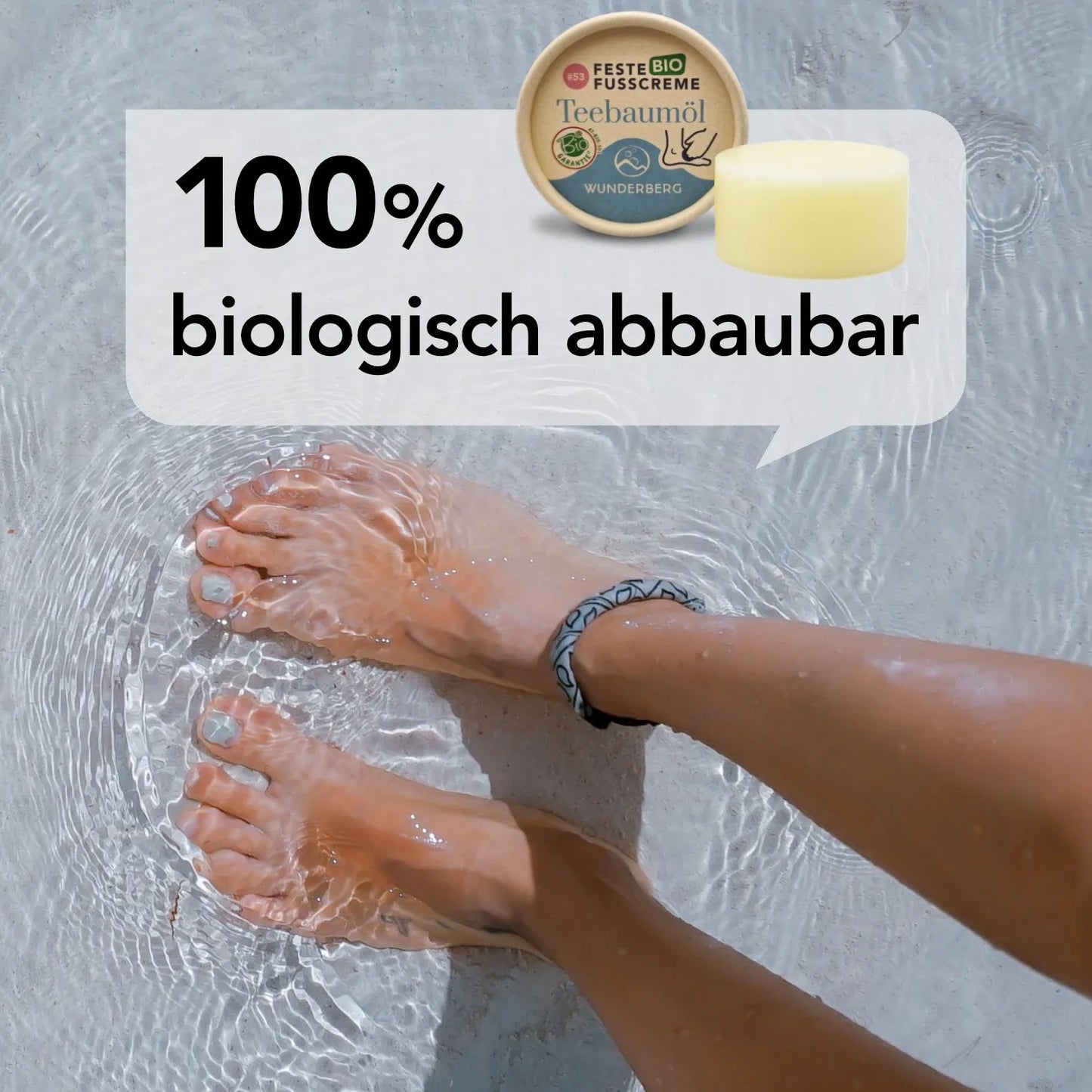 FOOT CREAM SOLID TEA TREE OIL