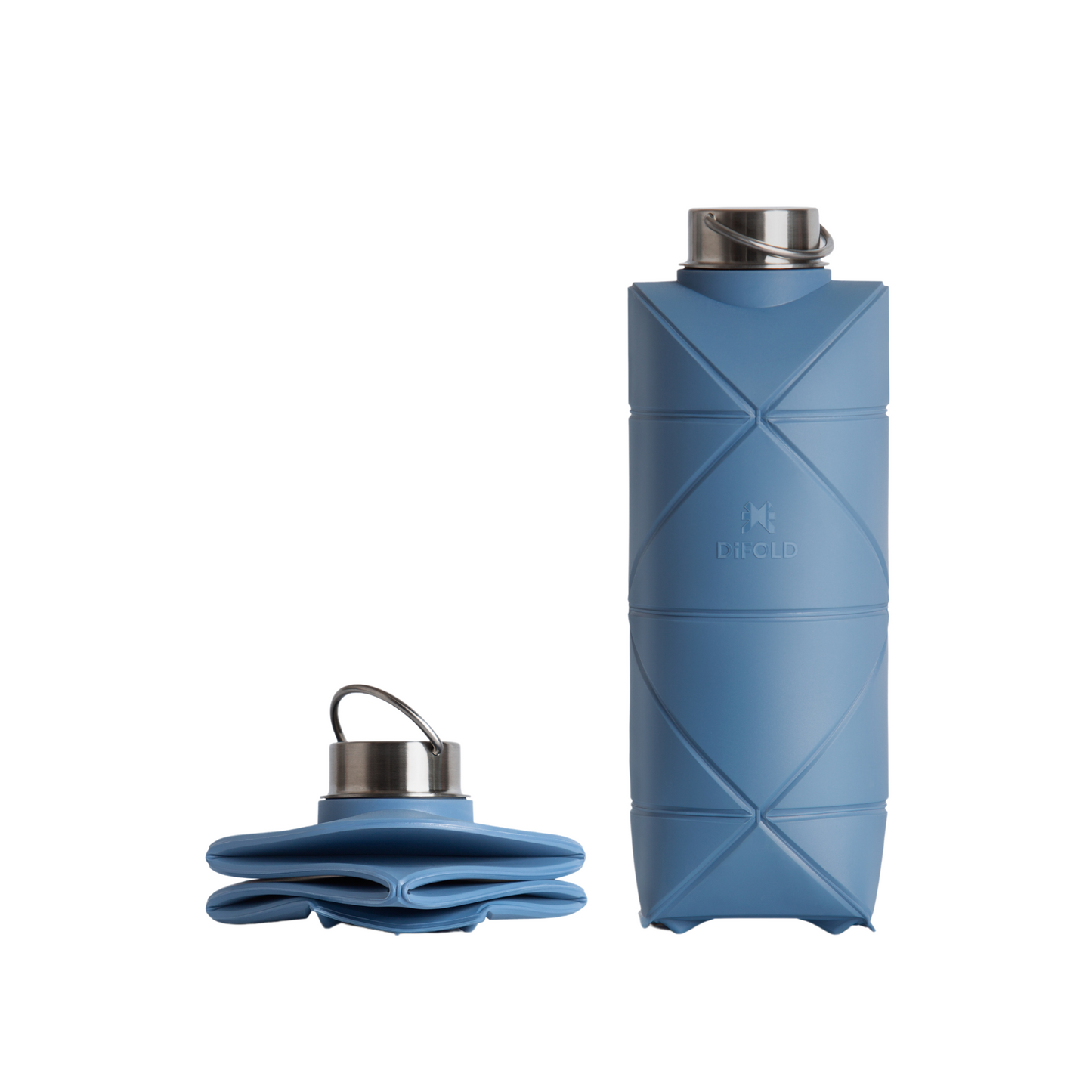 FLASCHE FALTBAR ORIGAMI SLEEK BLUE