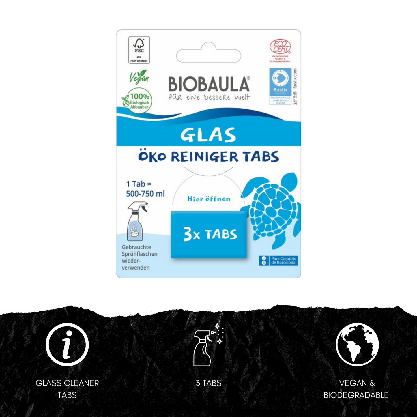 CLEANER TABS GLASS