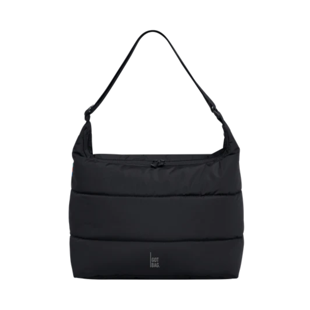 SQUARE BAG LARGE PUFFER BLACK