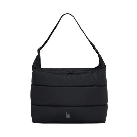 SQUARE BAG LARGE PUFFER BLACK