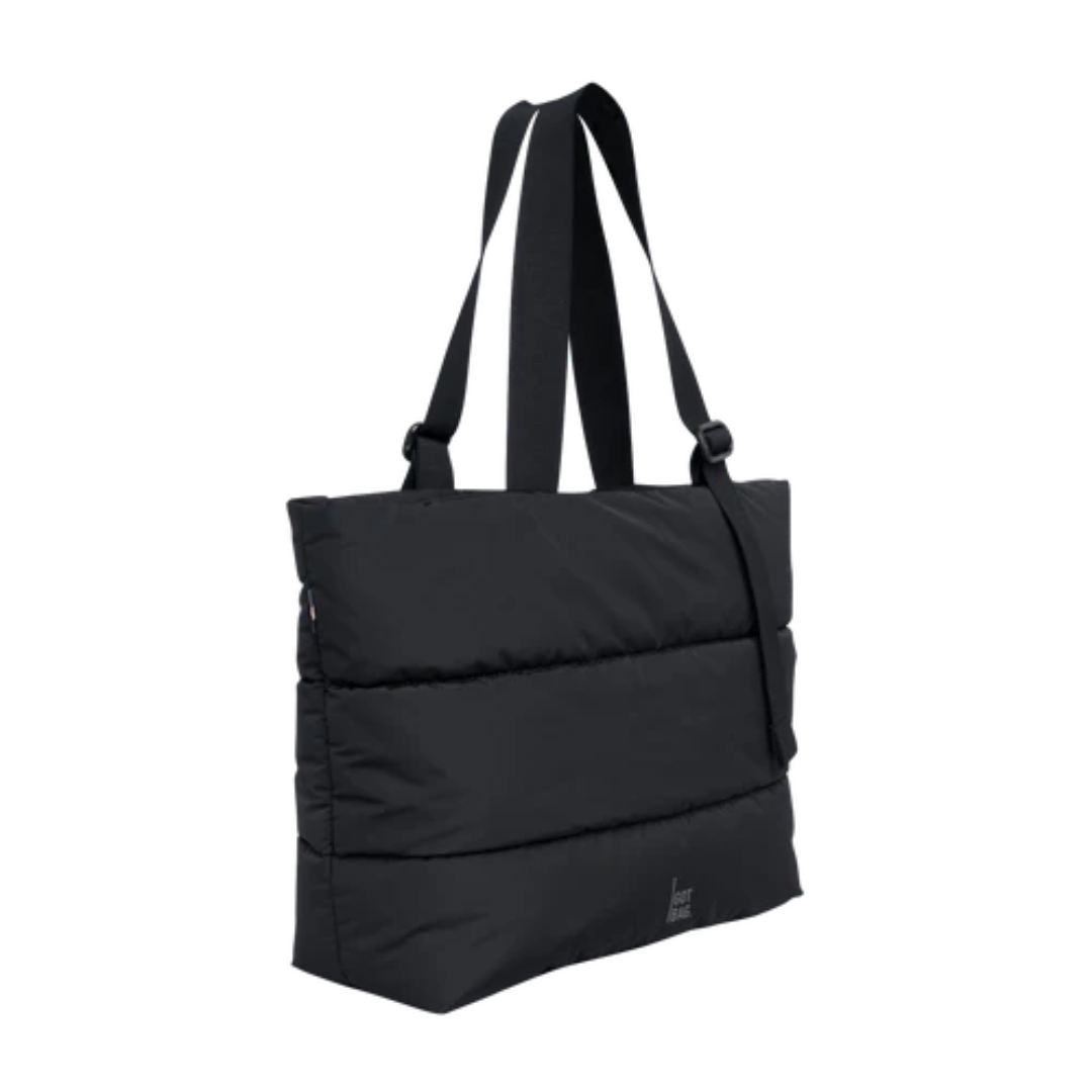 PUFFER TOTE BAG BLACK