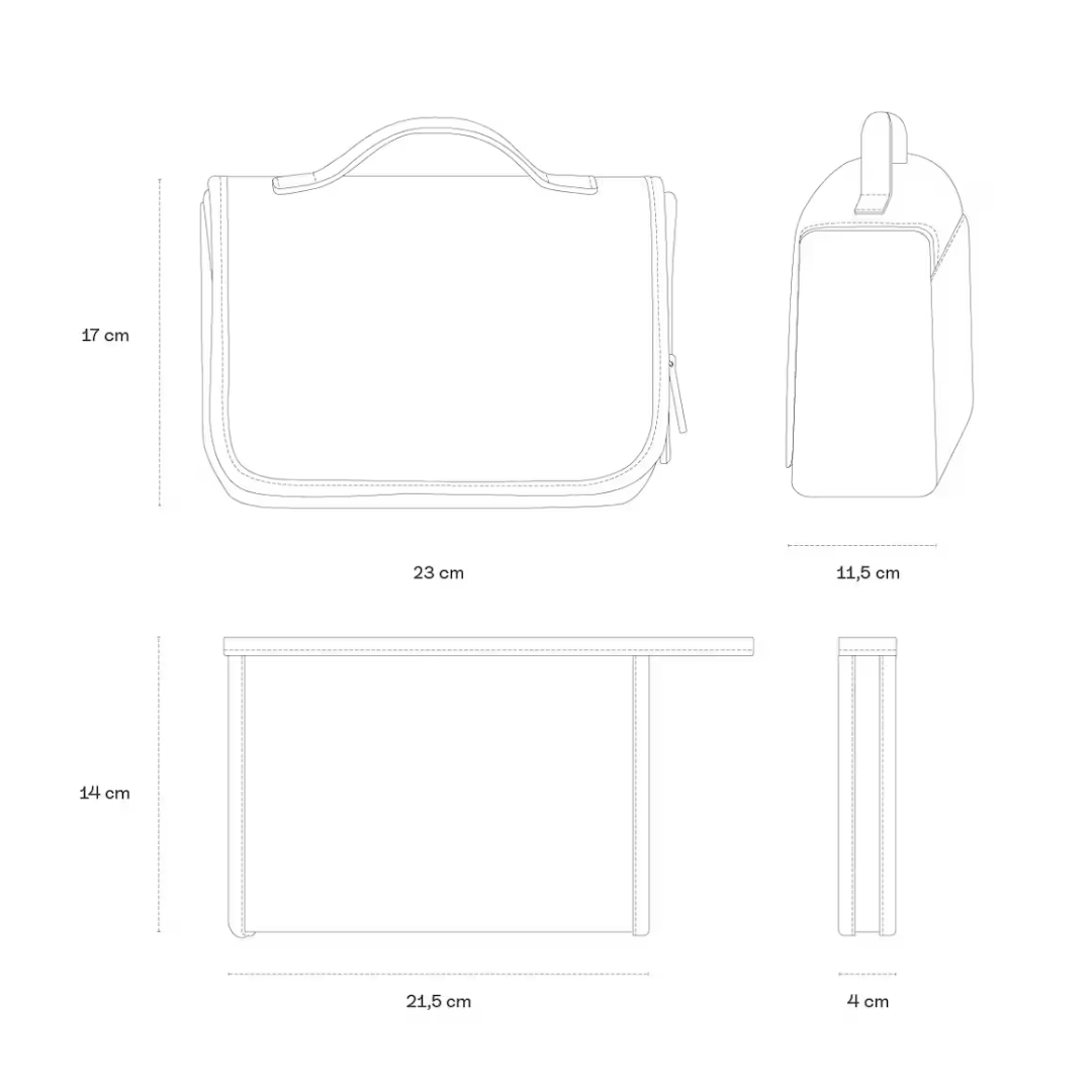 WASHBAG BALI BY MARIEFEANDJAKESNOW ALL BLACK