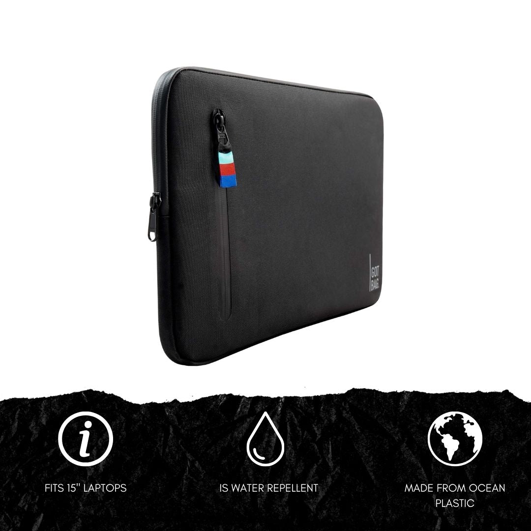 Black Laptop Sleeve 15"