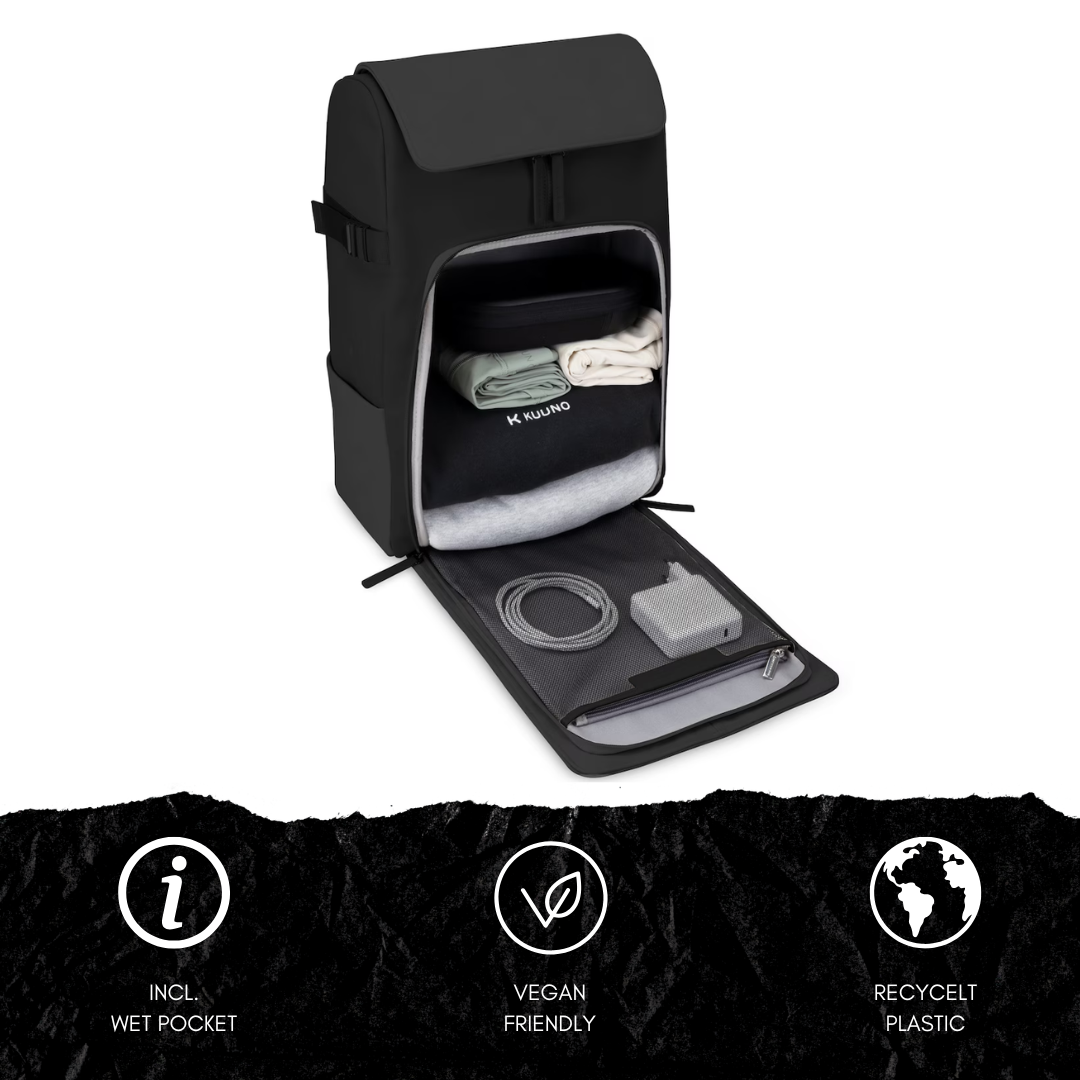 RUCKSACK BALI BY MARIEFEANDJAKESNOW ALL BLACK