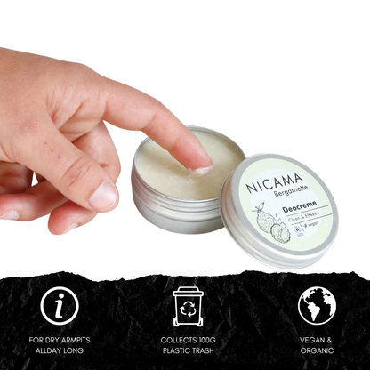 Bergamot deodorant cream