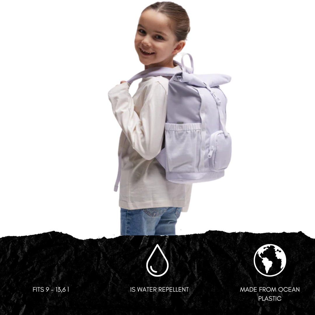 KIDS ADVENTURE ROLLTOP TONAL PURPLE CORAL