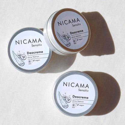 Sensitive deodorant cream