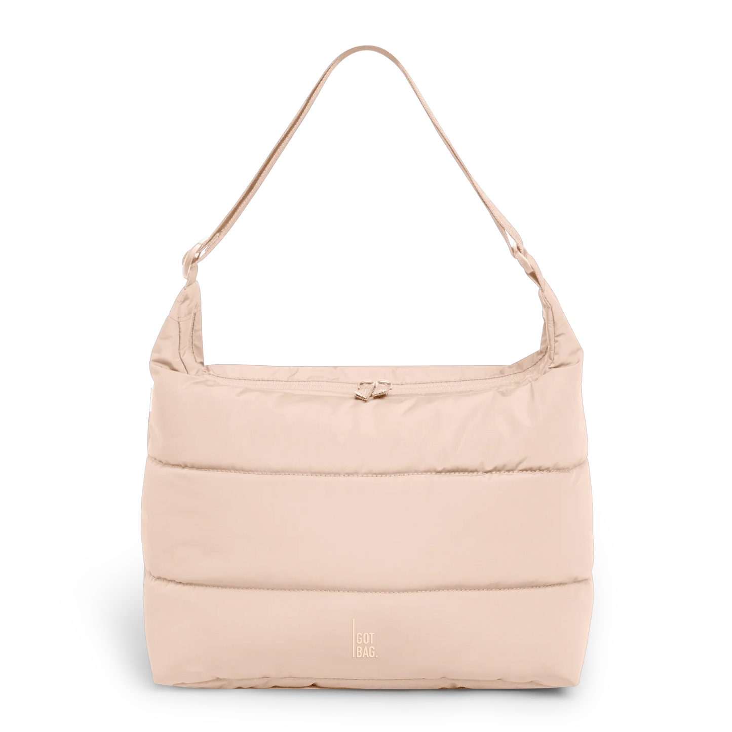 SQUARE BAG LARGE PUFFER PEARL