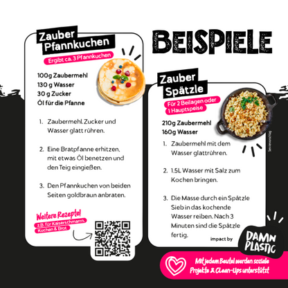 ZAUBERMEHL - 3IN1 BASIS ZUM KOCHEN & BACKEN 100% VEGAN