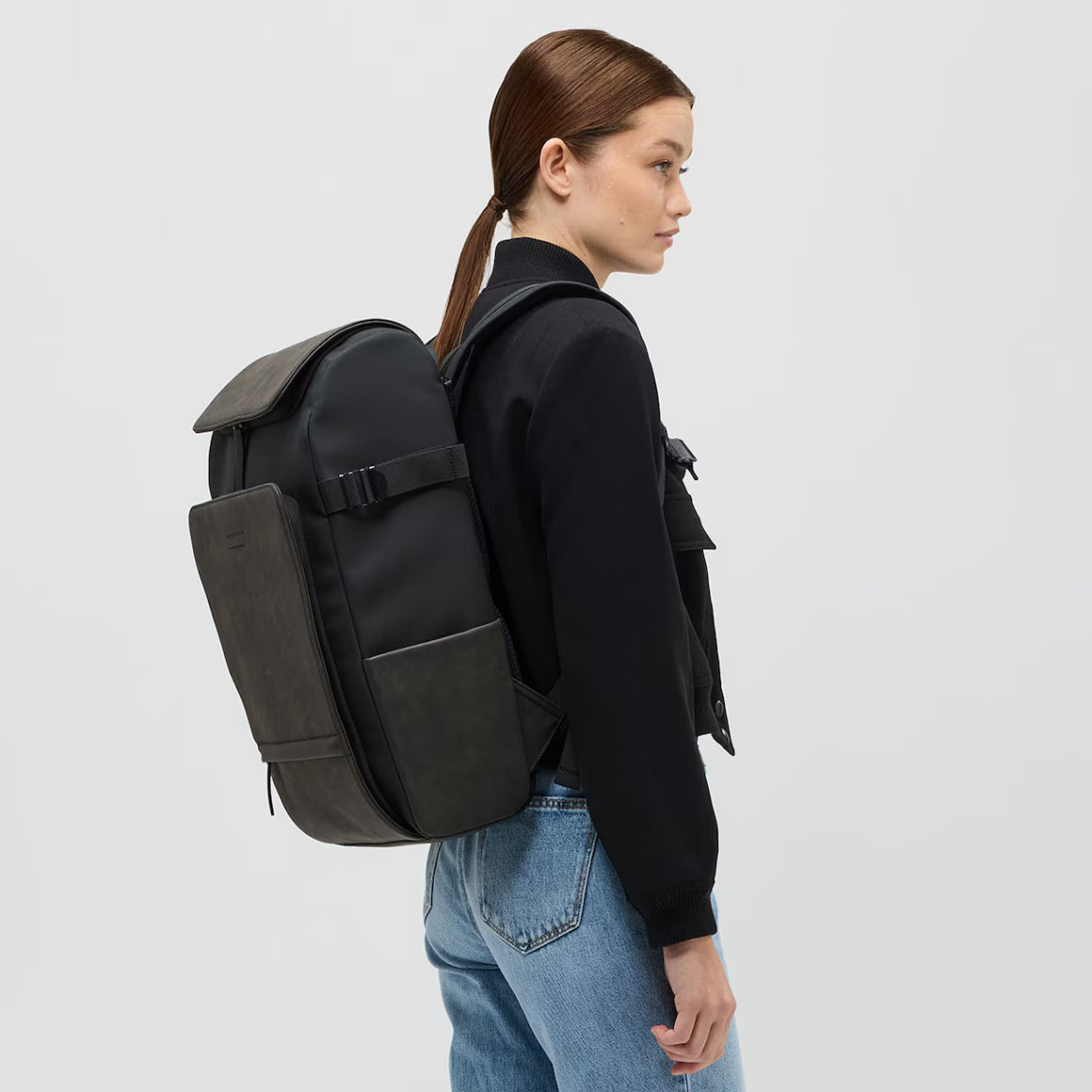bali leather backpack BACKPACK BALI BY MARIEFEANDJAKESNOW ALL BLACK – DAMN PLASTIC